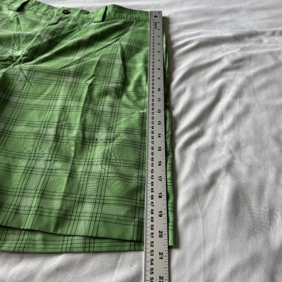 Izod Performx‎ Men's Chino Performance Plaid Golf Shorts Green 36 Outdoor FXG - Picture 12 of 14